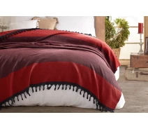 Купить - плед  Хлопковый плед Diva. Lake Red-200х205 (cotton-020072185)