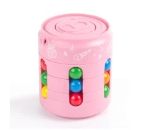 Купить - игрушку-антистресс  Головоломка спиннер антистресс 3 в 1 Cans Spinner Cube Pink