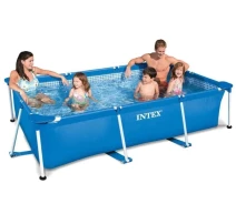 Купить - бассейн  Бассейн каркасный Intex на 2282 л размер 260x160x65 см Синий (28271)