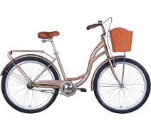 Купить - велосипед и аксессуар  Велосипед 26" Dorozhnik AQUAMARINE17" бежевый OPS-D-26-283