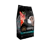 Купить -  Корм Savory Puppy Fresh Turkey & Chicken сухой с индейкой и курицей для щенят всех пород 1 кг (4820232630280)