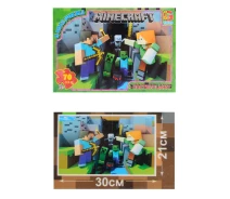 Купить - пазл  Пазлы серии "minecraft" 70 эл. В коробке 19х13х3см gtoys mc778 (MC778)