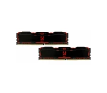 Купить - оперативную память  Модуль памяти ОЗУ GOODRAM Iridium X Black DDR4 2x8GB 3200 MHz (IR-X3200D464L16SA 16GDC) (IR-X3200D464L16SA/16GDC)