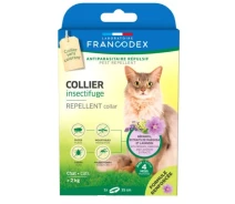 Купить - противопаразитарное средство для кота  Ошейник Francodex Repellent Collar репеллентный для кошек 35 см