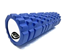 Купить - массажный валик  Роллер массажный EasyFit Grid Roller v2.1 45 см EF-2027-BL Синий