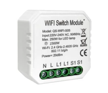 Купить - умный выключатель  Умный выключатель Tervix Pro Line WiFi Switch (1 клавиша/розетка)