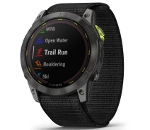 Купить - смарт-часы  Спортивные часы GARMIN Enduro 2 Sapphire Carbon Gray DLC Titanium with Black UltraFit Nylon Strap (010-02754-00/13)