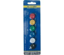 Купить - аксессуар для офисной доски  Магнит Buromax 20mm, set 6pcs, blister (BM.0030-62) (247619-01)