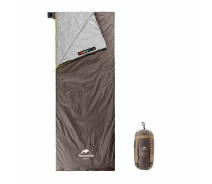 Купить - спальный мешек  Спальный мешок сверхлегкий Naturehike Summer LW180 NH21MSD09 левый, (15°C), p-p XL, коричневый