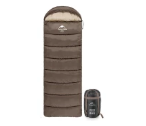 Купить - спальный мешек  Спальный мешок с капюшоном Naturehike U350S NH20MSD07, (-3°C), левый, коричневый