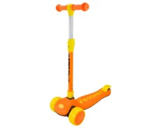 Купить - самоката  Самокат детский 3-х колесный Mini Scooter Bambi SC2420(Orange) светящиеся колеса, оранжевый