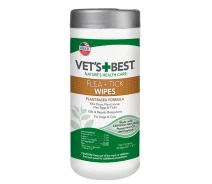 Купить - средство по уходу за животными  Влажные салфетки Vets Best Flea & Tick Wipes от блох и клещей для собак и кошек, 50 шт