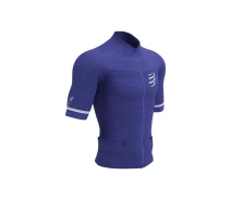 Купить - компрессионную футболку  Мужская компрессионная футболка Compressport Trail Postural SS Top M, Dazz Blue, M