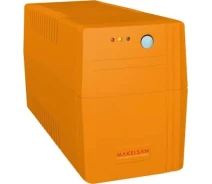 Купить - источник бесперебойного питания  ИБП MAKELSAN Lion650VA (390W) Standby-L, LED, 170-280VAC, AVR 1st, 2xSCHUKO socket, 1x12V7Ah, Plastic Case LionUPS650kV