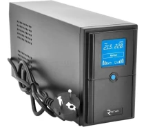 Купить - источник бесперебойного питания  ИБП Ritar E-RTM1200 (720W) ELF-D, LCD, AVR, 3st, 3xSCHUKO socket, 2x12V7Ah, металлический E-RTM1200D (9827)