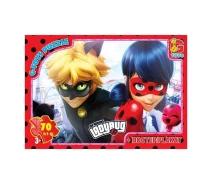 Купить - пазл  Пазлы детские "Леди Баг" G-Toys LB1006 70 элементов