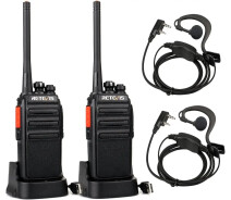 Купить - радиостанцию  Рация Retevis RT24 Walkie Talkie PMR446 профессиональная двухсторонняя радиостанция 16 каналов, VOX, 2.5км (2140210918)