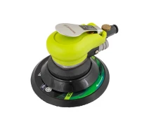 Купить - пневматическую шлифмашину  Шлифмашина пневматическая орбитальная WERTVOLL с пылеотводом 150 мм 9000 об/мин 115 л/мин 6.3 bar TPR покрытие корпуса PN-2022