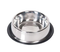 Купить - миску и контейнер для собак  Миска для собак Flamingo Dish Rubber Rim с резиновым ободком 700 мл