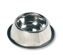 Купить - миску и контейнер для собак  Миска для собак Flamingo Dish Rubber Rim с резиновым ободком 450 мл