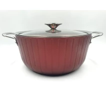 Купить - кастрюлю и казан  Кастрюля 2,5 л Collection OMS бордовый 3118-20-2,5л-bordo