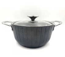 Купить - кастрюлю и казан  Кастрюля 6,2 л OMS Collection 3118-28-6,2л-black