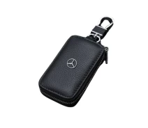 Купить -  Брелок Мерседес Бенц черный Mercedes Benz сумка для ключей от машины чехол для ключей креативный модный защитный чехол для ключей от машины (avt147)