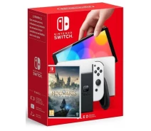 Купить - игровую консоль  Игровая консоль Nintendo Switch (OLED model) White + Игра Hogwarts Legacy (русские субтитры)
