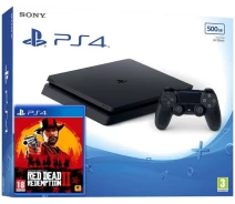 Купить - игровую консоль  Игровая консоль Sony Playstation 4 Slim 500Gb + Red Dead Redemption 2 (русские субтитры)