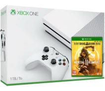 Купить - игровую консоль  Игровая консоль Microsoft Xbox One S 1Tb White + Mortal Kombat 11 Special Edition