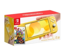 Купить - игровую консоль  Игровая консоль Nintendo Switch Lite Yellow + Игра Super Mario 3D World + Bowser's Fury