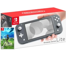 Купить - игровую консоль  Игровая консоль Nintendo Switch Lite Gray + Игра The Legend of Zelda: Breath of the Wild