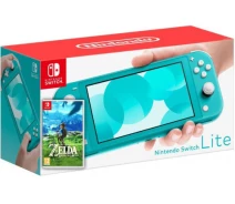 Купить - игровую консоль  Игровая консоль Nintendo Switch Lite Turquoise + Игра The Legend of Zelda: Breath of the Wild
