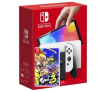 Купить - игровую консоль  Игровая консоль Nintendo Switch (OLED model) White + Игра Splatoon 3