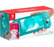 Купить - игровую консоль  Игровая консоль Nintendo Switch Lite Turquoise + Игра FIFA 20 Legacy Edition