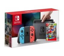 Купить - игровую консоль  Игровая консоль Nintendo Switch Neon Blue-Red + Игра Super Mario Odyssey