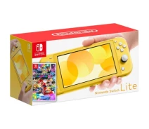 Купить - игровую консоль  Игровая консоль Nintendo Switch Lite Yellow + Игра Mario Kart 8 Deluxe