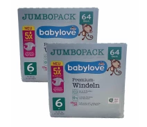 Купить - подгузник  Подгузники Babylove Premium Jumbo Pack 6xl (15-20 кг) 128 шт.