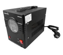 Купить - стабилизатор напряжения  Стабилизатор напряжения Lemanso LM40303 2000VA 1600Вт 160-260В Черный