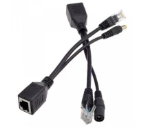 Купить - адаптер и кабель  2x Сплиттер PoE для CCTV камер Ethernet 5.5x2.1