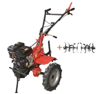 Купить - мотоблок  Мотоблок Powercraft МБ2070Б (4.00-10) + фреза (Заводская упаковка)