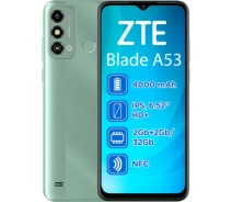 Купить - смартфон и мобильный телефон  Мобильный телефон ZTE Blade A53 2/32GB Green