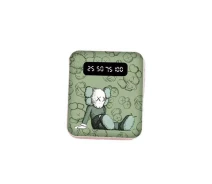 Купить - power bank  УМБ Power Bank 5000mAh повербанк с экраном и фонариком 4 в 1 Kaws Green (16131)