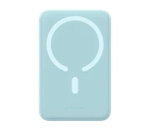 Купить - power bank  Павербанк BASEUS Magnetic Mini 20000mAh 20W с беспроводной зарядкой Qi 15W Blue (PPCX150003)