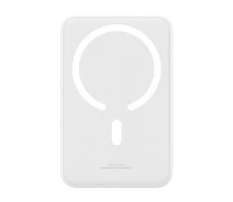 Купить - power bank  Павербанк BASEUS Magnetic Mini 20000mAh 20W с беспроводной зарядкой Qi 15W White (PPCX150002)
