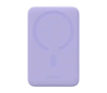 Купить - power bank  Павербанк BASEUS Magnetic Mini 20000mAh 20W с беспроводной зарядкой Qi 15W Purple (PPCX150005)
