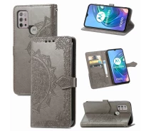 Купить - чехол для смартфона  Чехол Vintage для Motorola Moto G30 книжка кожа PU с визитницей серый