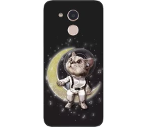 Купить - чехол для смартфона  Силиконовый чехол SMTT для Huawei Honor 6a с картинкой Кот на луне