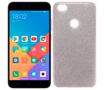 Купить - чехол для смартфона  Чехол Silicone 3in1 Блёстки для Xiaomi Redmi Note 5a Prime Pink
