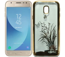 Купить - чехол для смартфона  Силиконовый чехол Beckberg Breathe seria для Samsung J330 (J3-2017) Флора